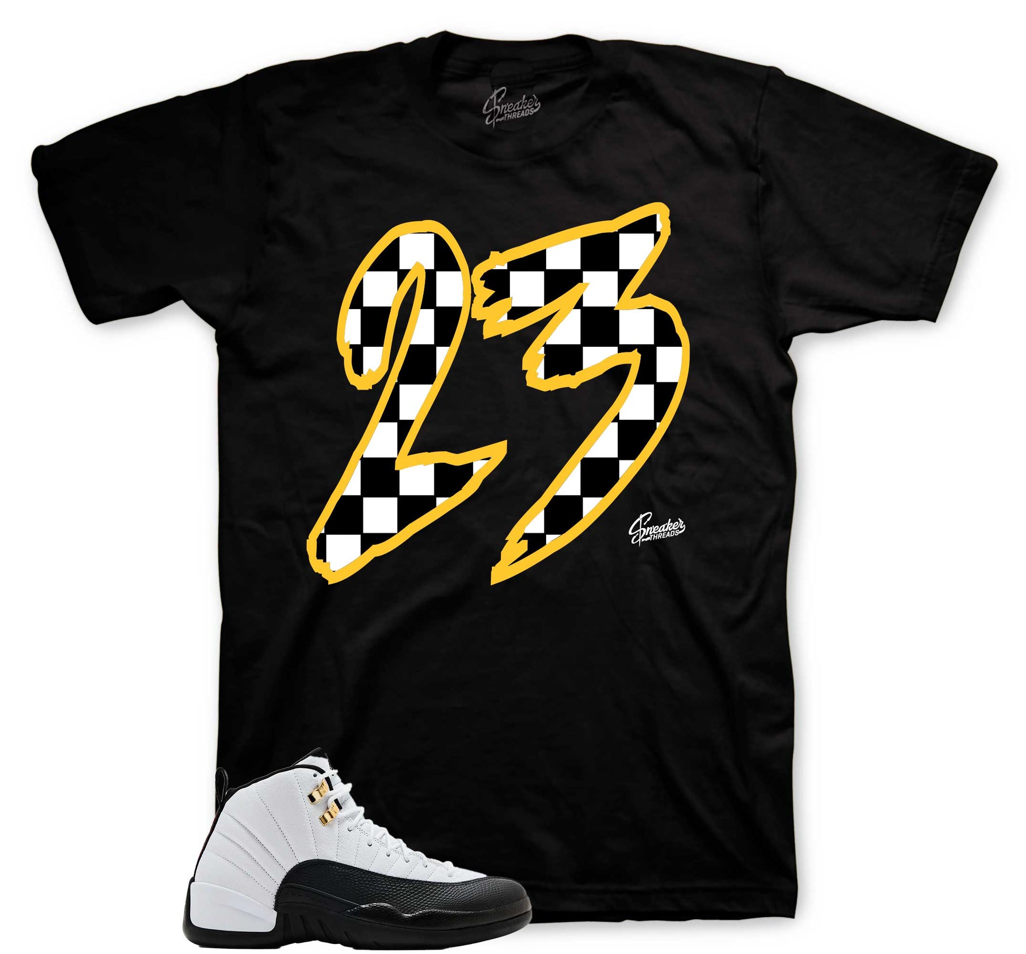 Retro 12 Taxi Shirt - Checkered
