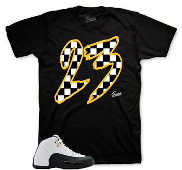 Retro 12 Taxi Shirt - Checkered