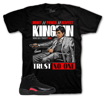 Retro 12 Bloodline Shirt - Trust issues - Black