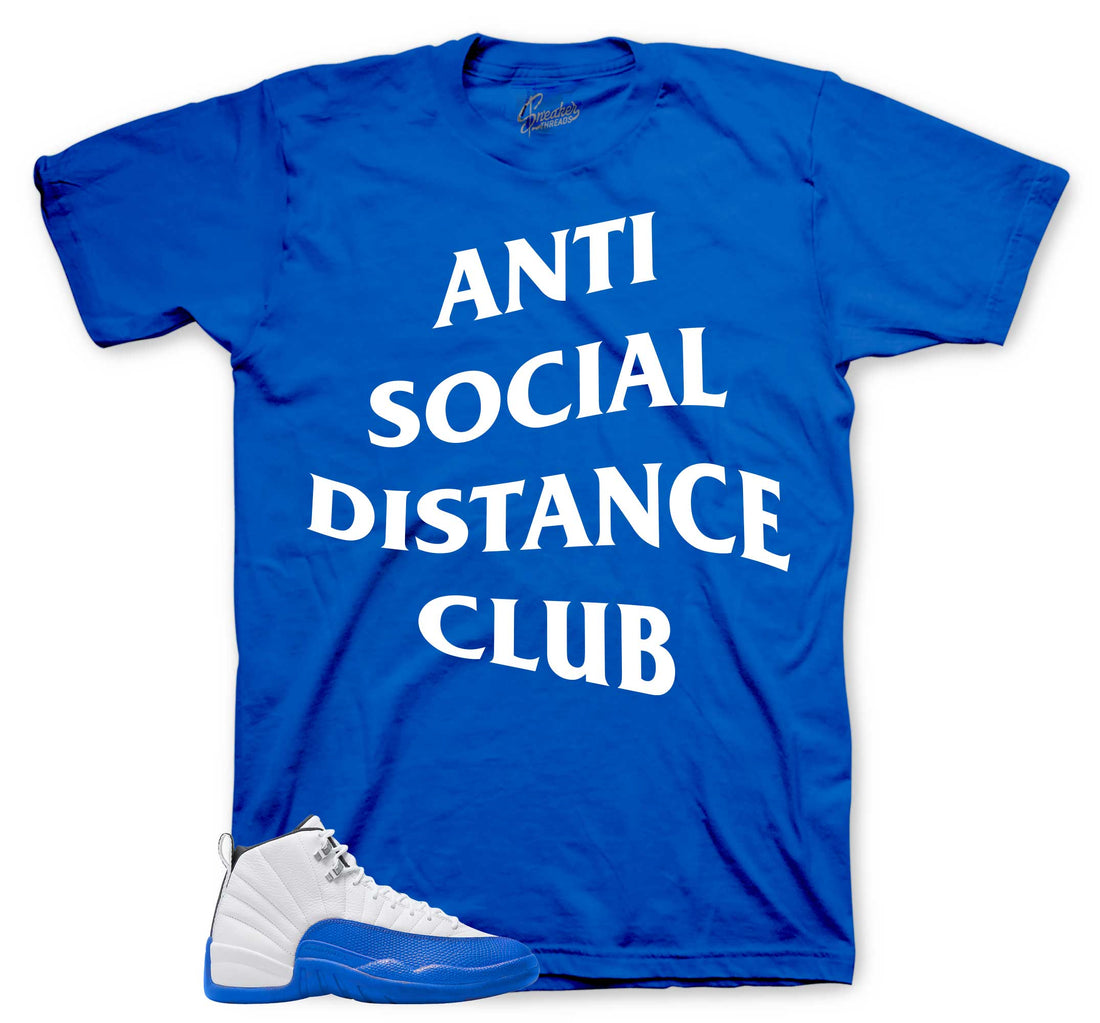 Retro 12 Blueberry Shirt - Distance - Game Royal