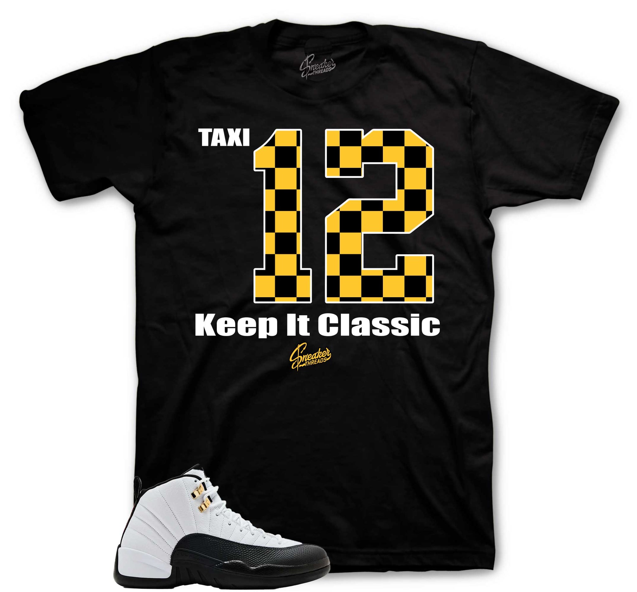 Retro 12 Taxi Shirt - Keep It Classic Service