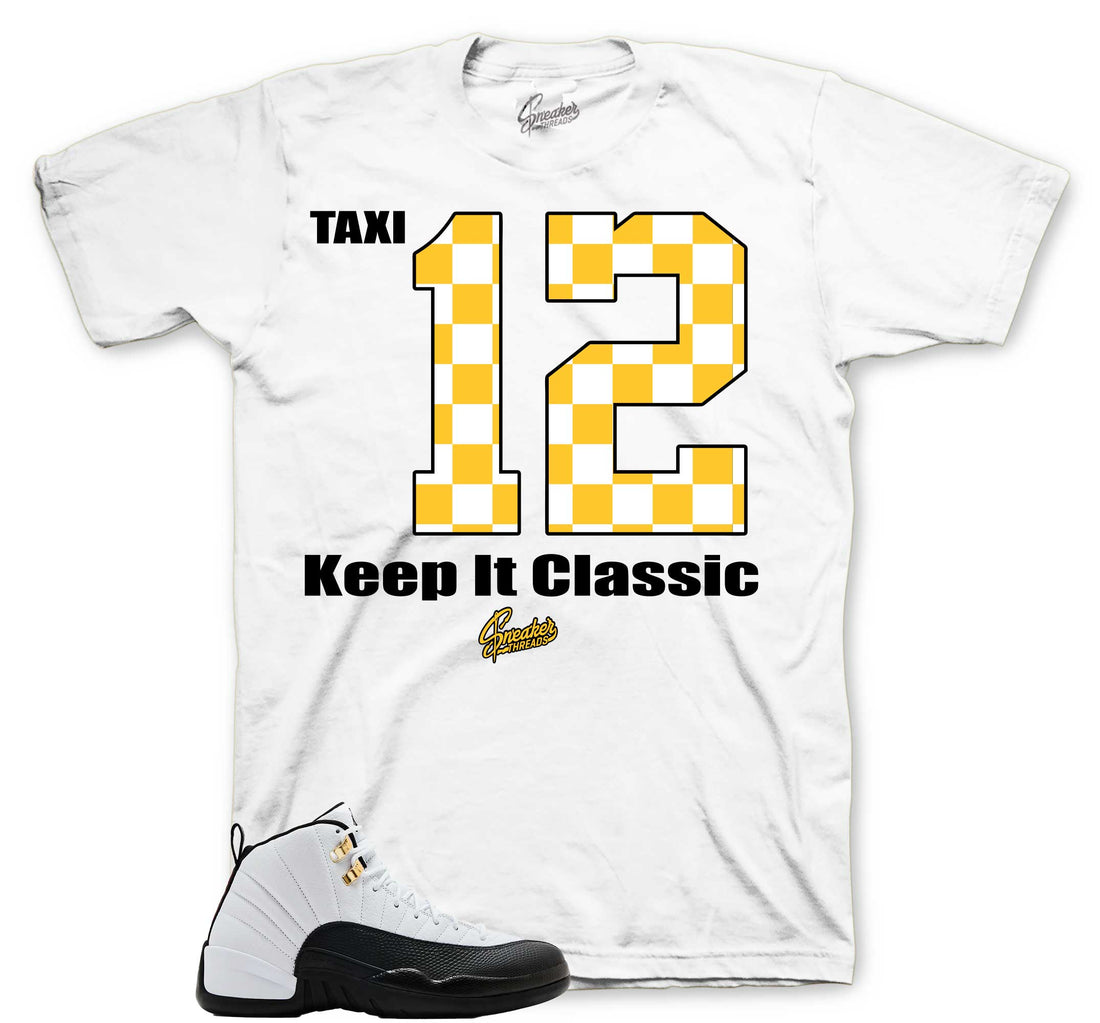 Retro 12 Taxi Shirt - Keep It Classic Service