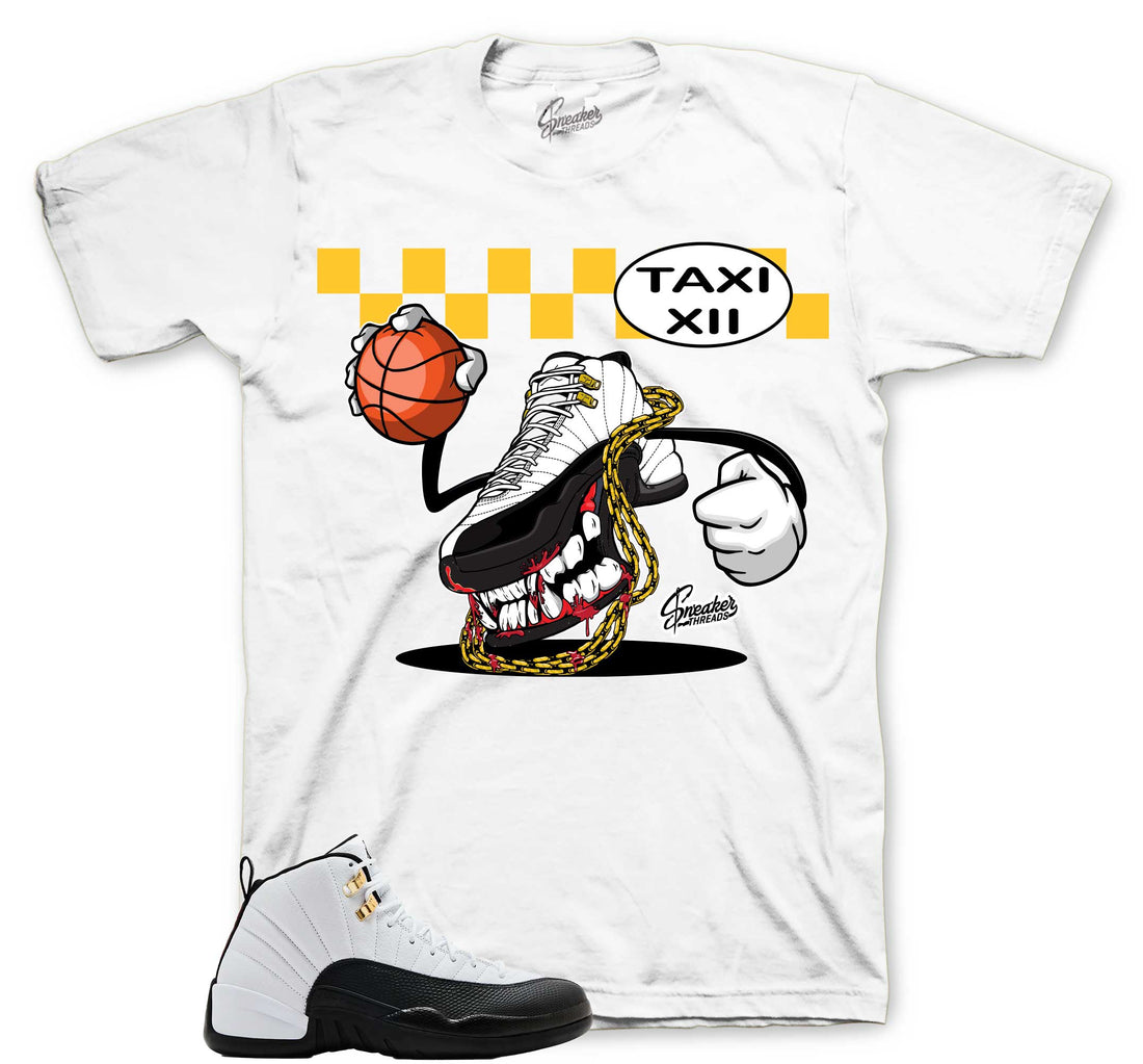 Retro 12 Taxi Shirt - Fly Kicks