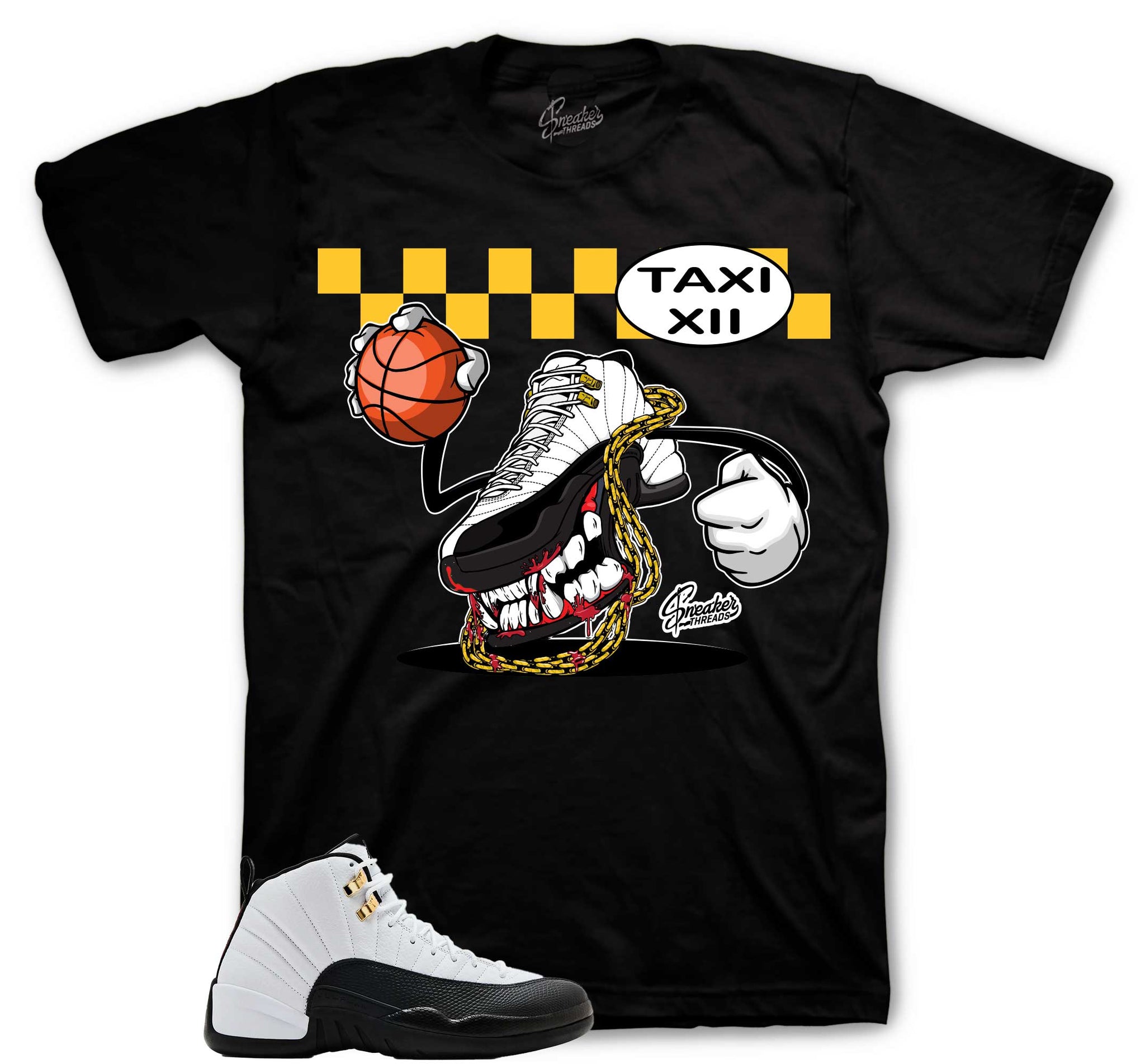 Retro 12 Taxi Shirt - Fly Kicks