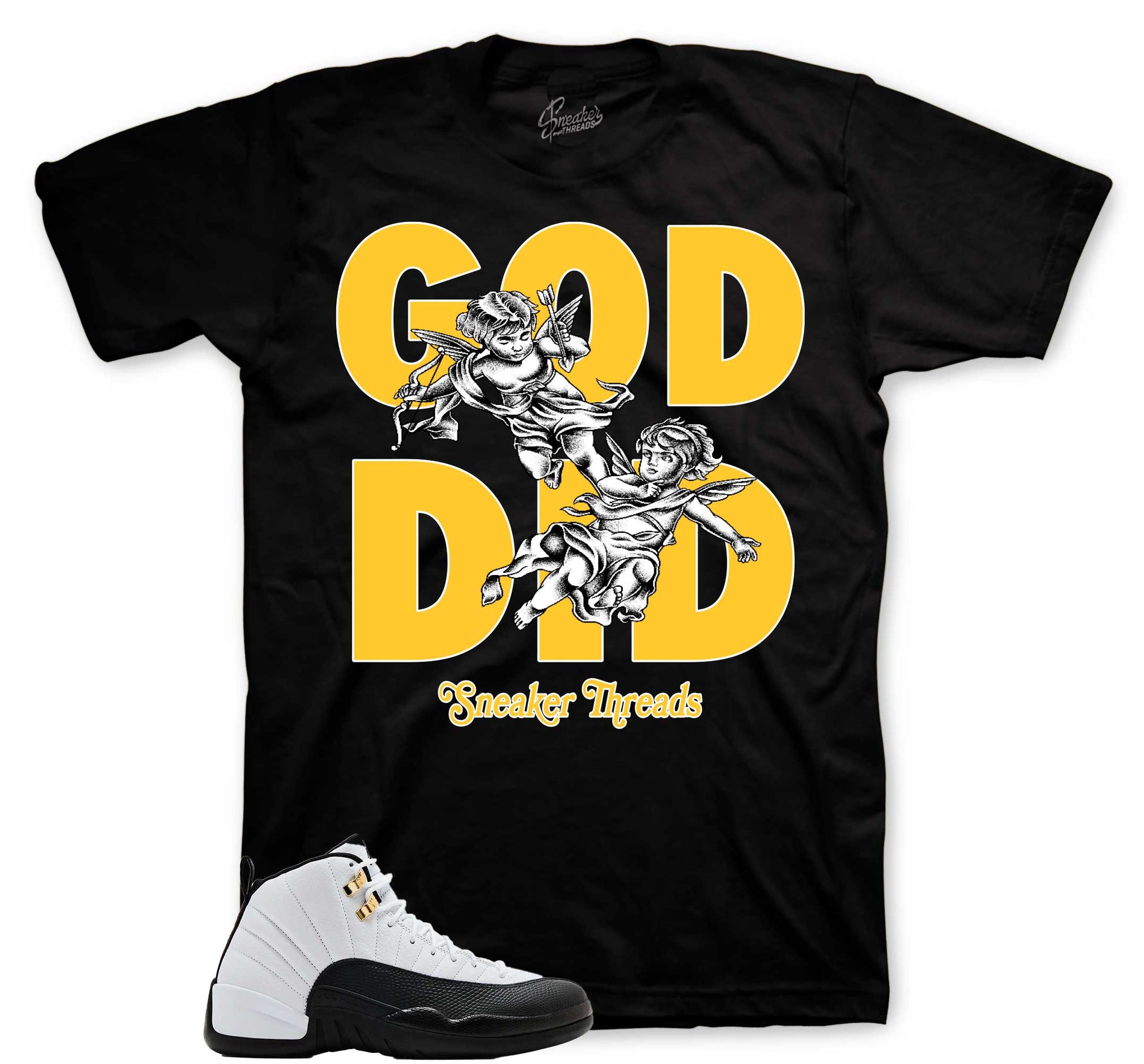 Retro 12 Taxi Shirt - God Did