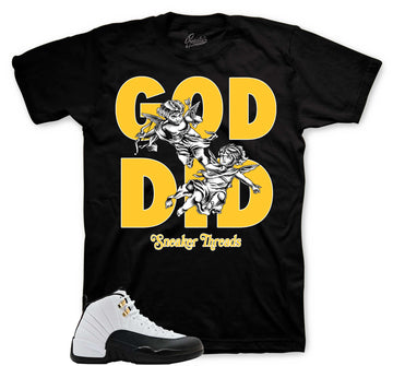 Retro 12 Taxi Shirt - God Did