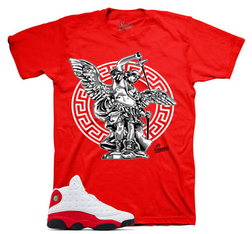 Retro 13 Chicago Shirt - Archangel - Red