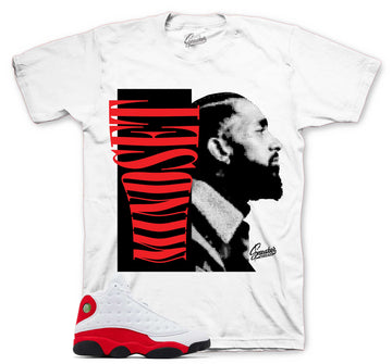 Retro 13 Chicago Shirt - Mindset - White