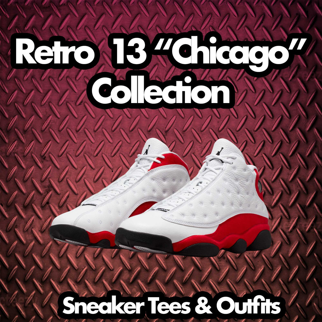 Retro 13 Chicago Shirt - They Hating - Red