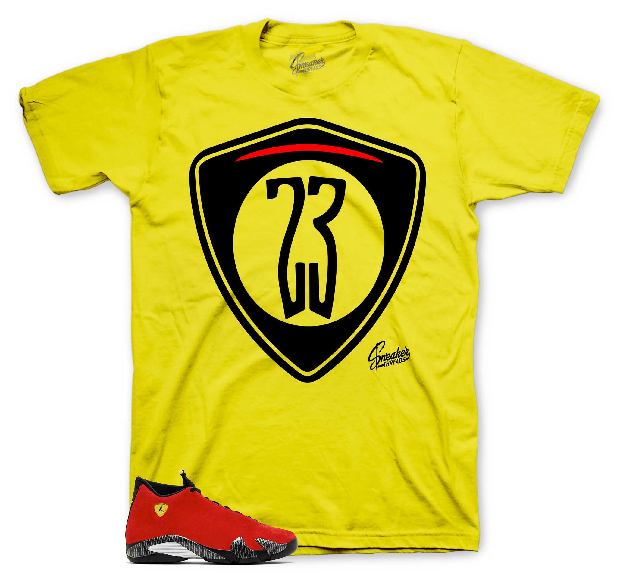 Retro 14 Challenge Red Shirt - Shield