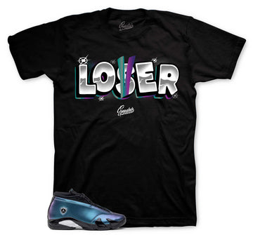 Retro 14 Love Letter Shirt - Loser Lover - Black
