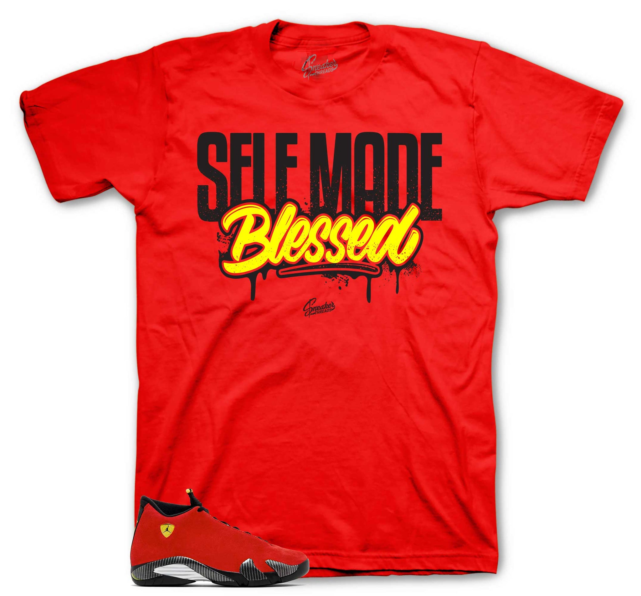 Retro 14 Challenge Red Shirt - Self Made - Red