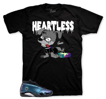 Retro 14 Love Letter Shirt - Heartless - Black
