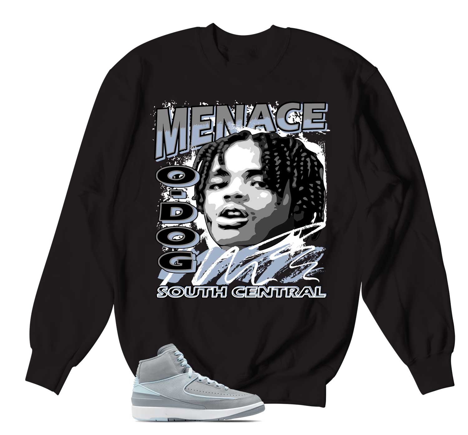 Retro 2 Cool Grey Sweater - Nineties - Black