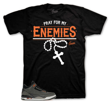 Retro 3 Fear Shirt - Enemies - Black