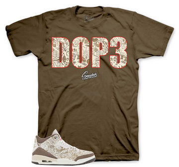Retro 3 Laser Palomino Shirt - D3 Fresh