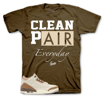 Retro 3 Palomino Shirt - Clean Pair - Brown