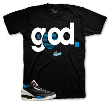 Retro 3 Rare Air Shirt - God is Good - Black