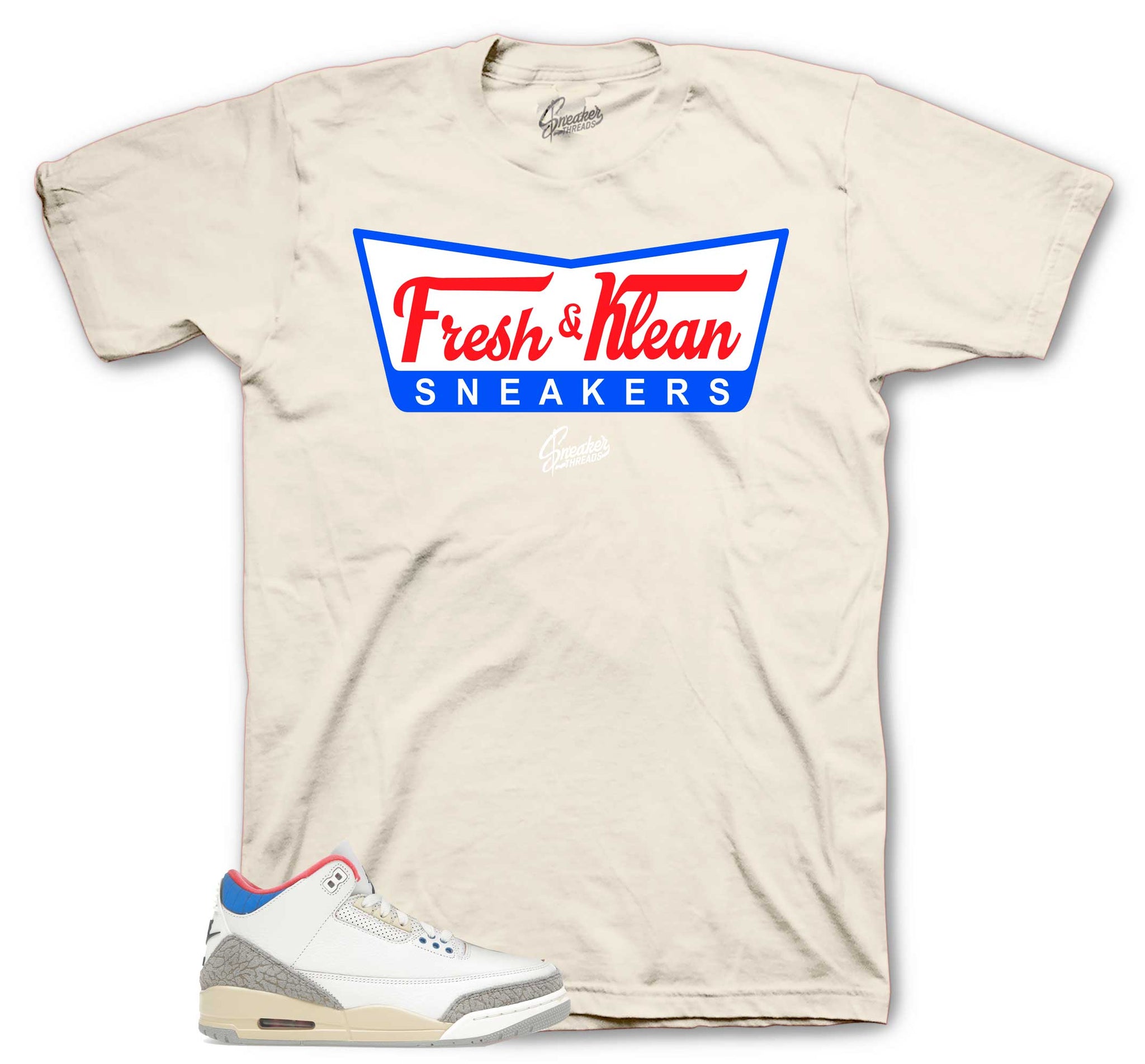 Retro 3 Seoul Shirt - Fresh klean - Sail