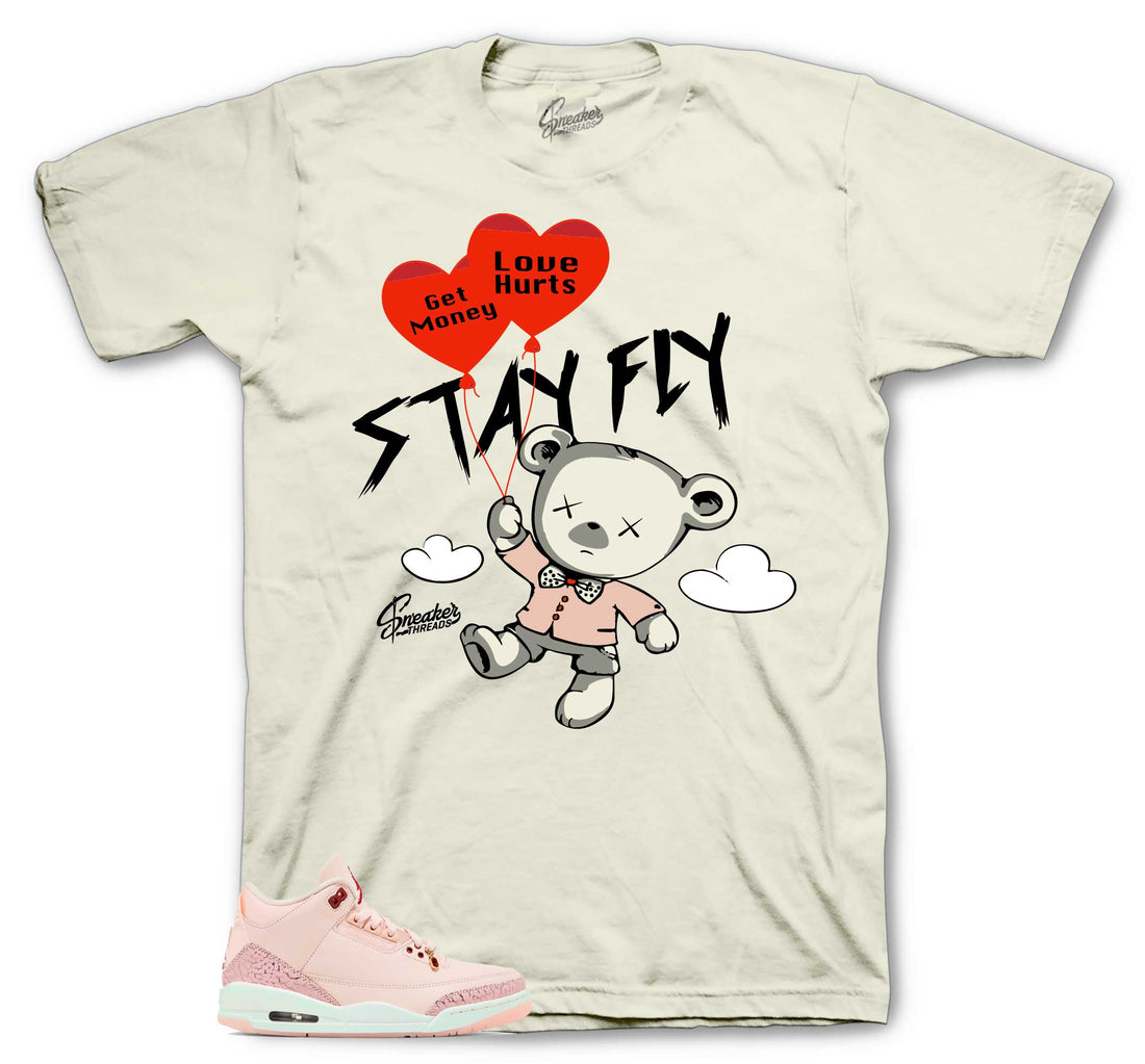 Retro 3 Valentines Day Shirt - Money Over Love