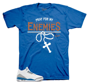 Retro 3 Wizards Shirt - Enemies - True Blue