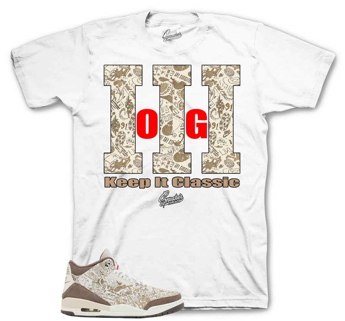 Retro 3 Laser Palomino Shirt - Keep It Classic