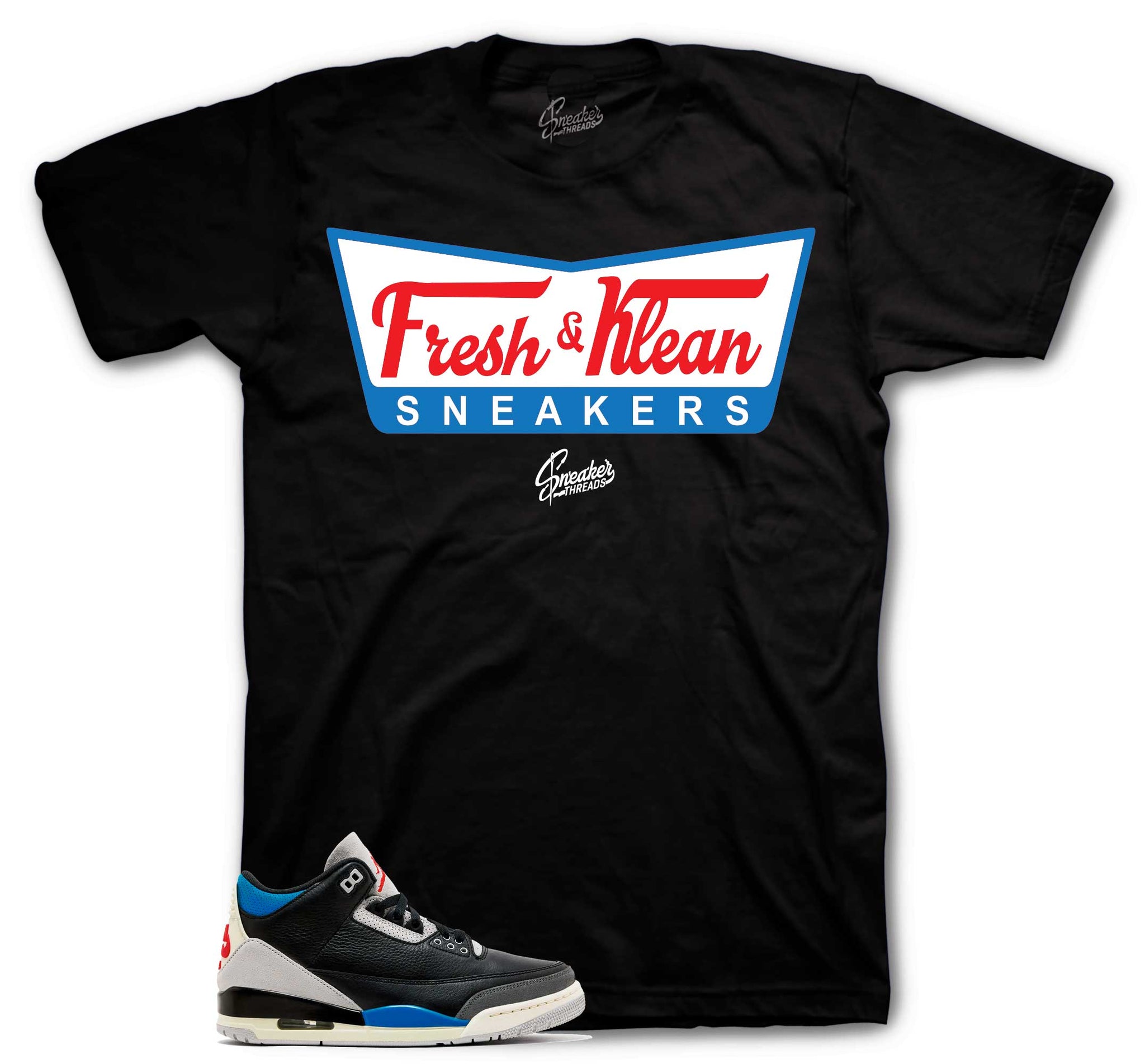 Retro 3 Rare Air Shirt - Fresh Klean - Black
