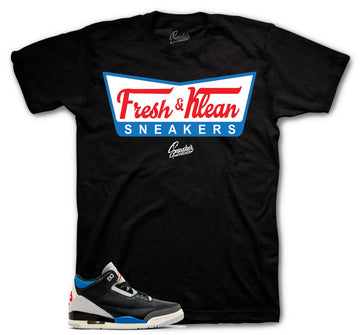 Retro 3 Rare Air Shirt - Fresh Klean - Black