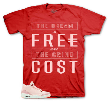 Retro 3 Valentines Day Shirt - Cost - Gym Red