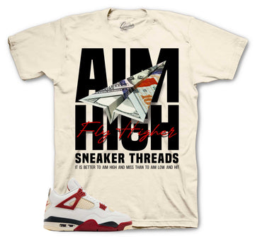Retro 4 Brick After Brick Shirt - Aim High - Sail