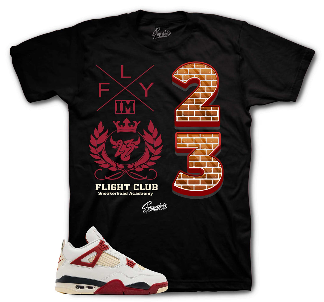 Retro 4 Brick After Brick Shirt - Flight Crest