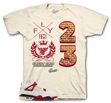 Retro 4 Brick After Brick Shirt - Flight Crest