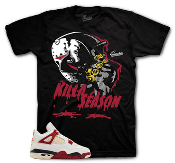 Retro 4 Brick After Brick Shirt - Killa Season - Black