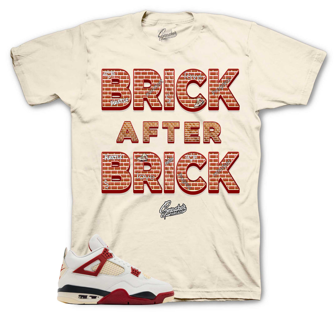Retro 4 Brick After Brick Shirt - Brick Wall