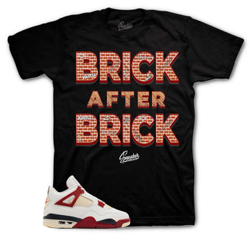 Retro 4 Brick After Brick Shirt - Brick Wall