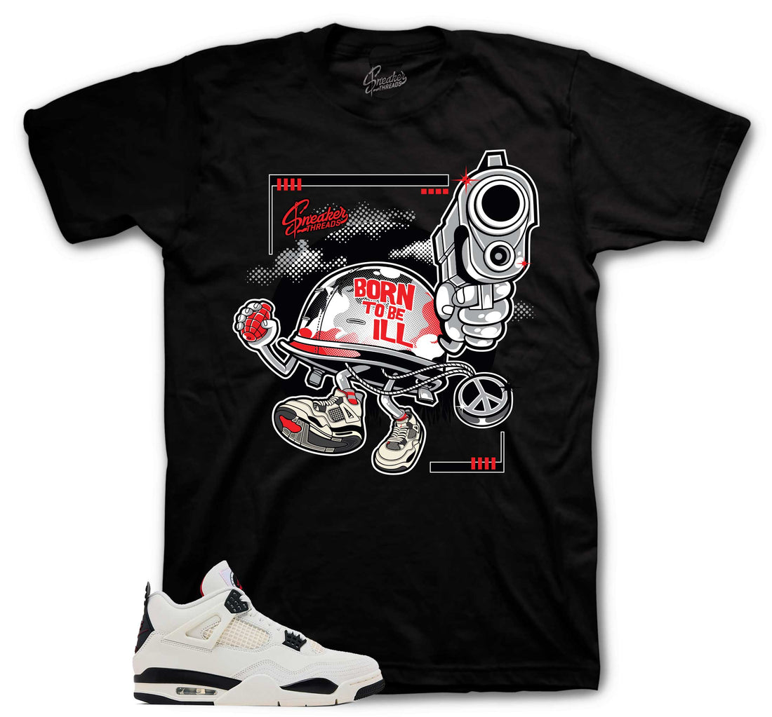 Retro 4 Flight Club Shirt - Born To Be ill