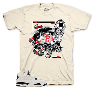 Retro 4 Flight Club Shirt - Born To Be ill