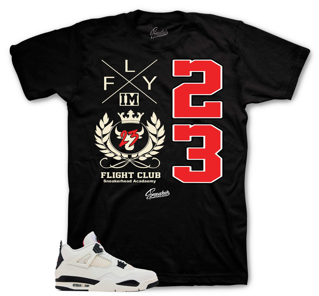 Retro 4 Flight Club Shirt - Crest