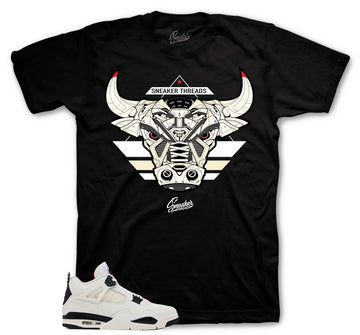 Retro 4 Flight Club Shirt - War Bully - Black