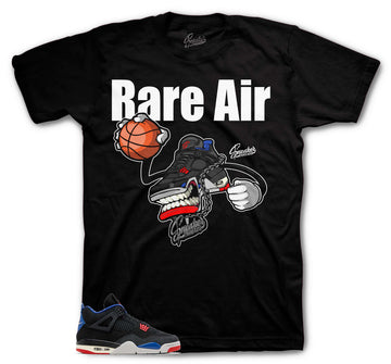 Retro 4 Rare Air Shirt - Fly Kicks - Black