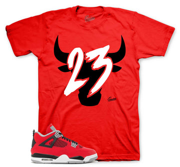 Retro 4 Toro Bravo Shirt - Toro - Red