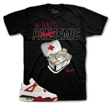 Retro 4 Brick After Brick Shirt - Bandemic - Black