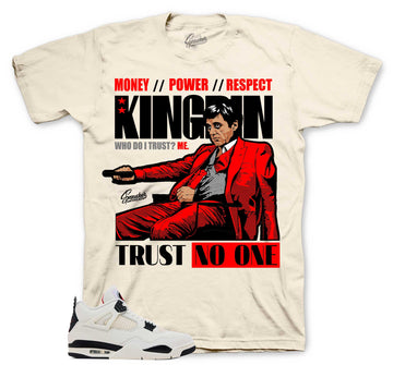 Retro 4 Flight Club Shirt - Trust Issues - Sail