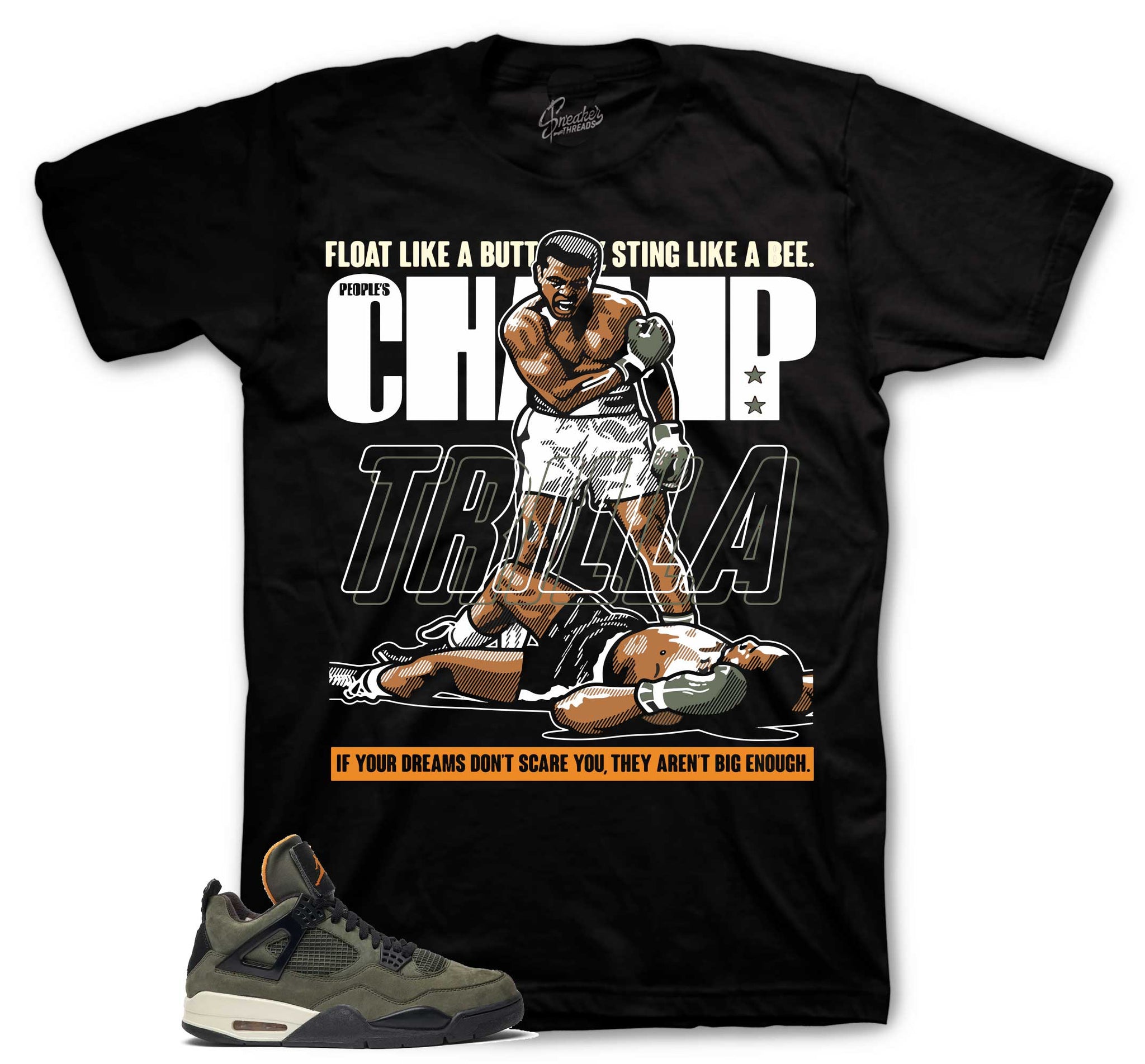 Retro 4 Deep Green - Champ - Black