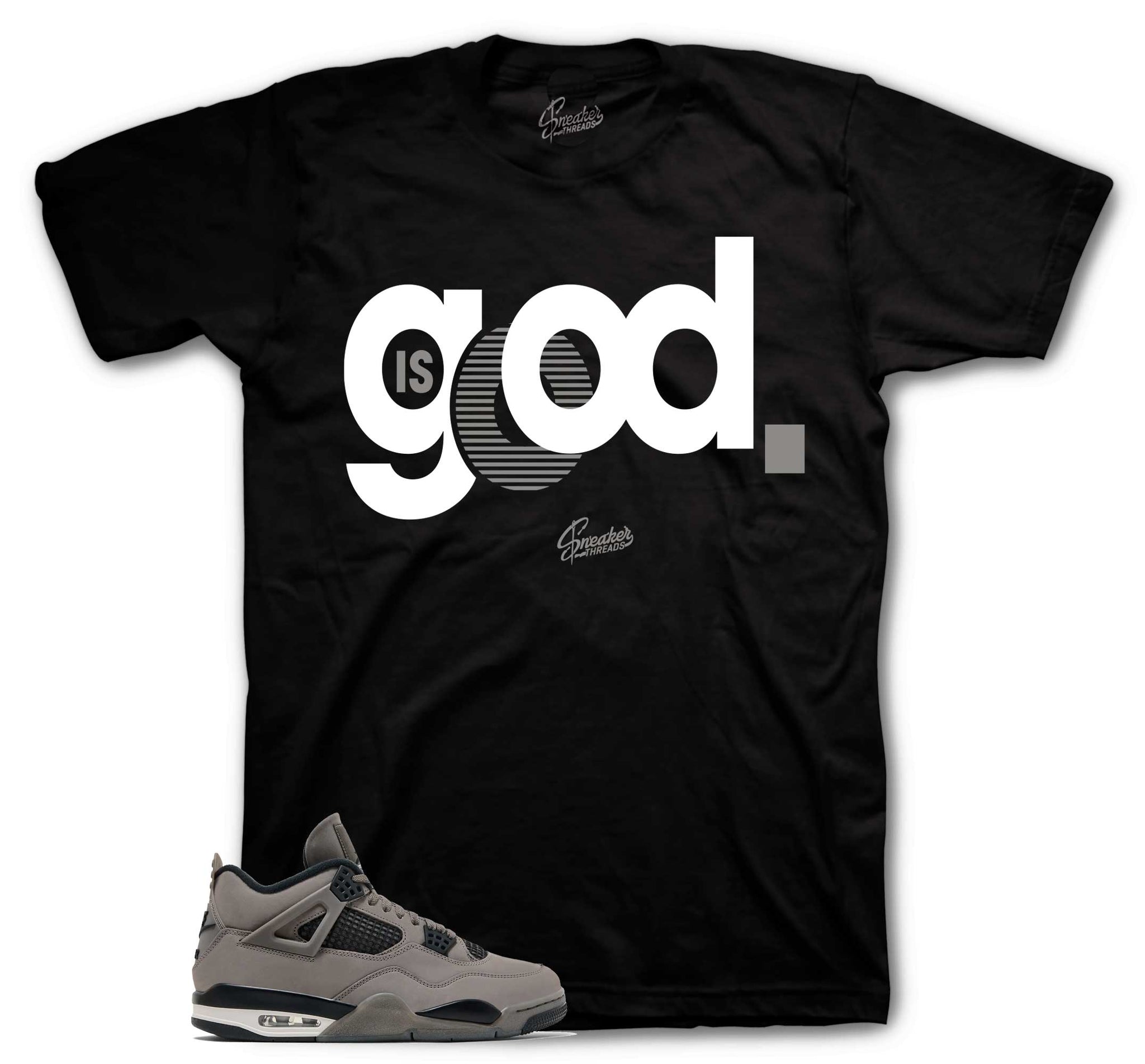 Retro 4 Cave Stone Shirt - God - Black