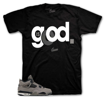 Retro 4 Cave Stone Shirt - God - Black