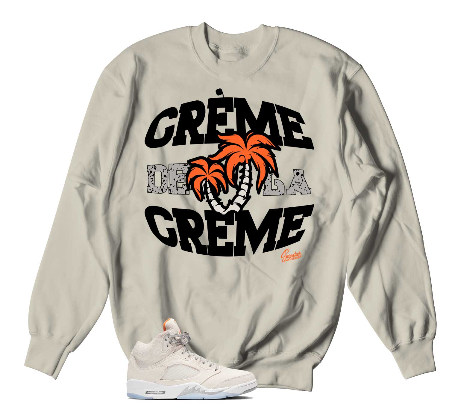 Retro 5 Craft Sweater - Creme - Sand