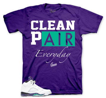 Retro 5 Grapes Shirt - Everyday - Purple