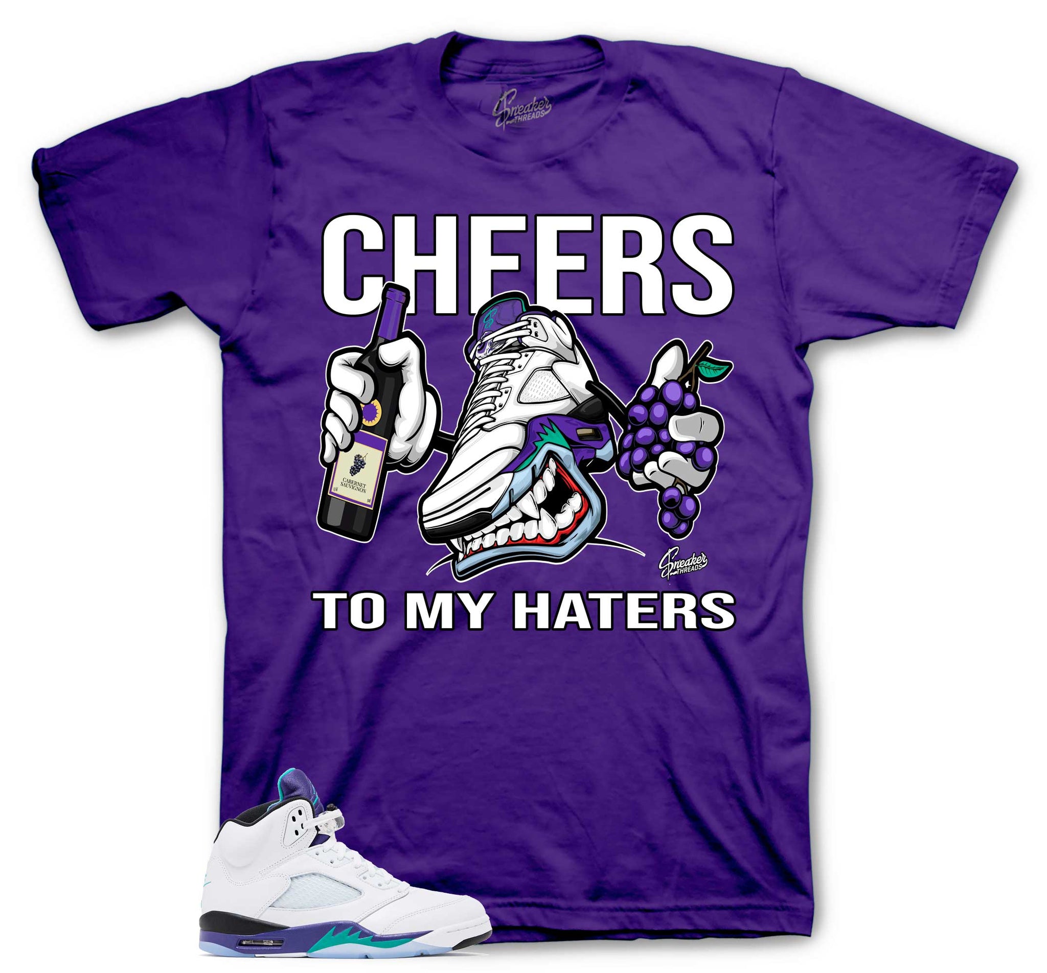 Retro 5 Grapes Shirt - Fly Kicks