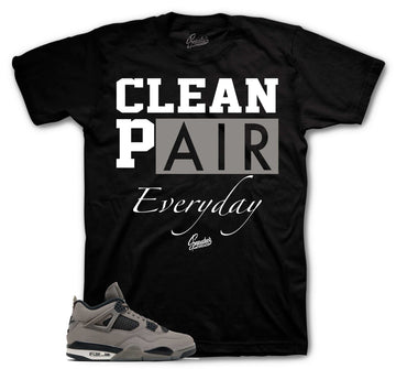 Retro 4 Cave Stone Shirt - Clean Pair - Black